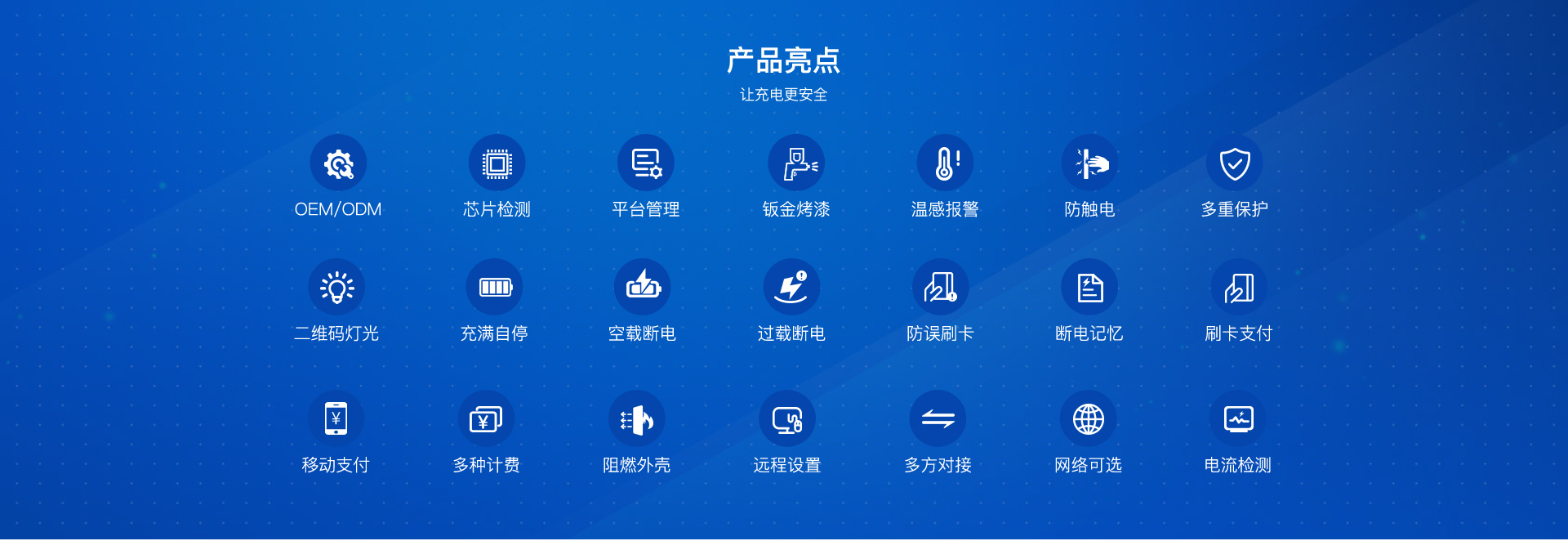 产品中心 / 充电桩