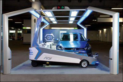 未来停车场，机器人帮你来停车！