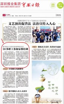 mg冰球突破十大平台新闻｜《宝安日报》刊发《mg冰球突破十大平台宣讲“家庭教育促进法”和家教培训》